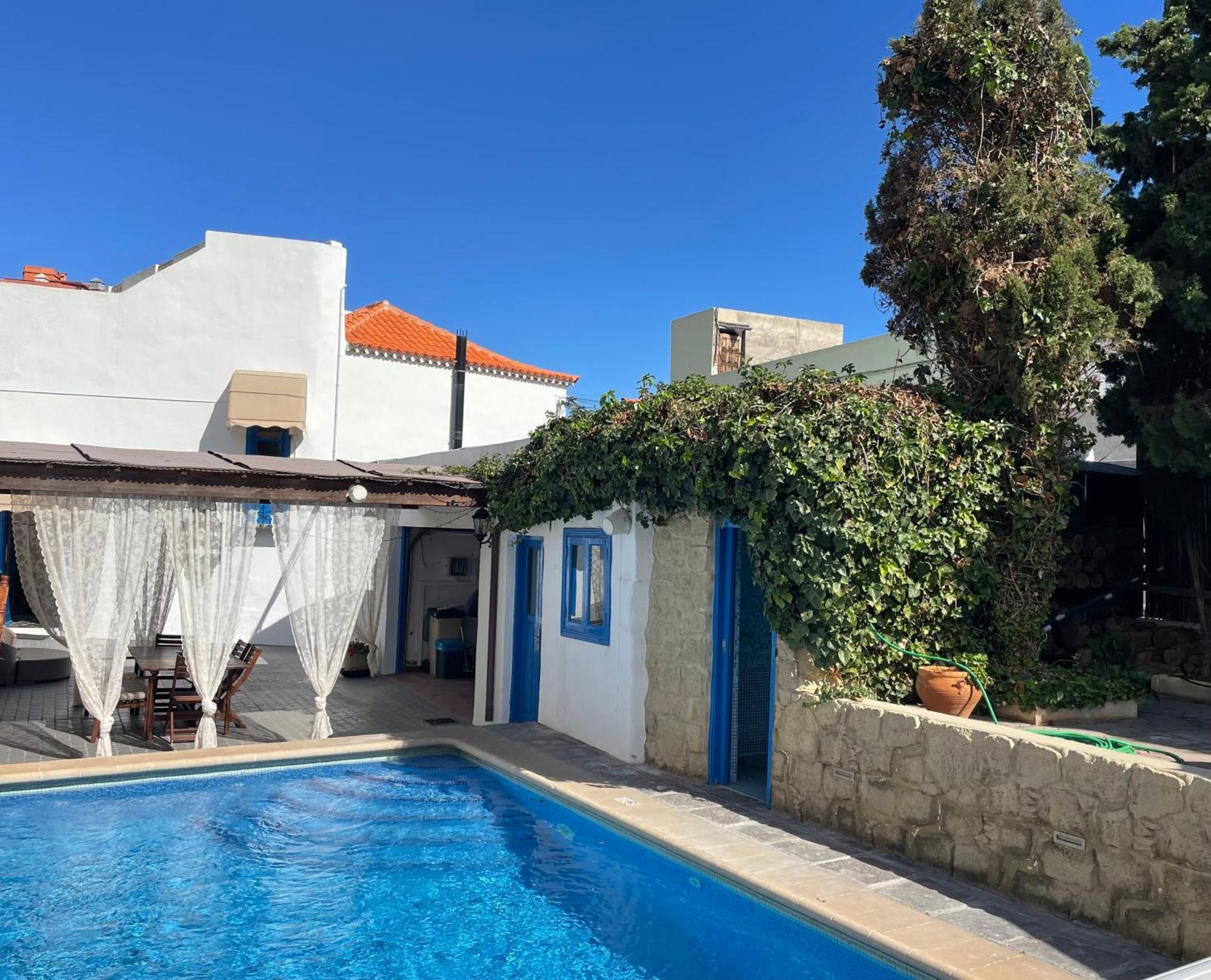 Authentic Canary Style Villa With Private Pool And Garden- Casa Juan Vera Granadilla De Abona Exteriér fotografie